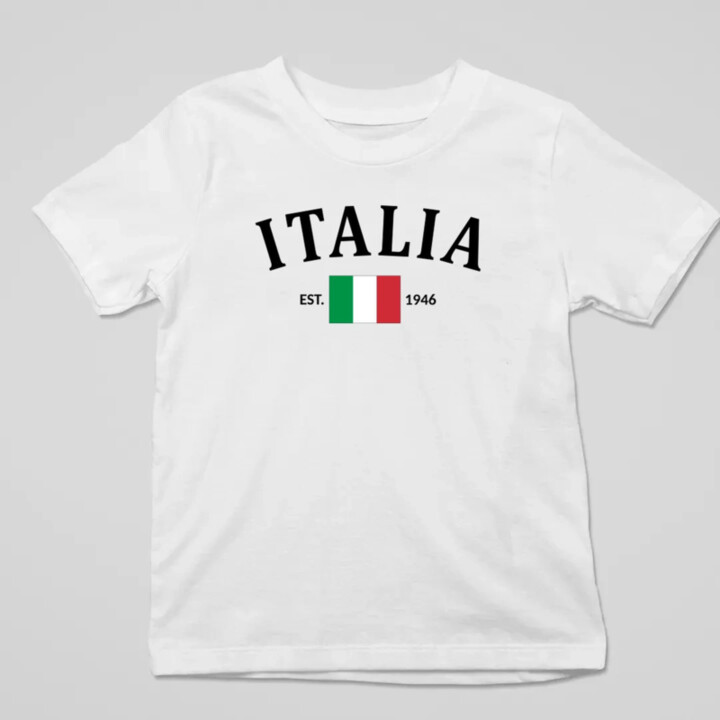 Italia - 1946 - Taliansko - detské tričko s potlačou