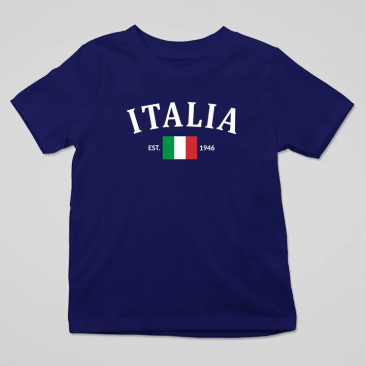 Italia - 1946 - Taliansko - detské tričko s potlačou