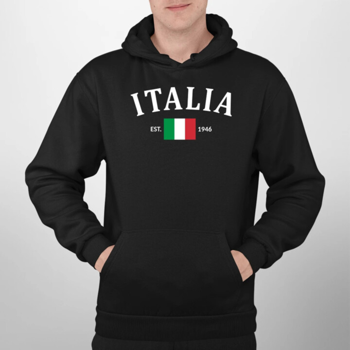 Italia - 1946 - Taliansko  - pánska mikina s potlačou