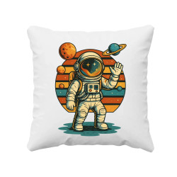 Astronaut - vankúš s potlačou