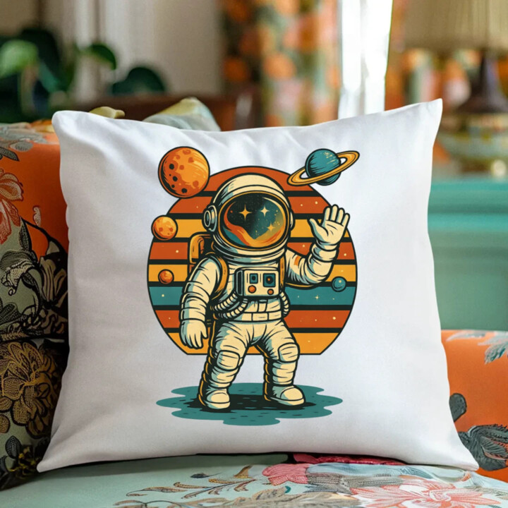 Astronaut - vankúš s potlačou
