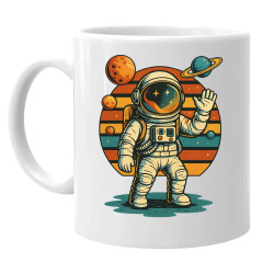 Astronaut - keramický hrnček s potlačou