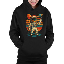 Astronaut - detská mikina s kapucňou