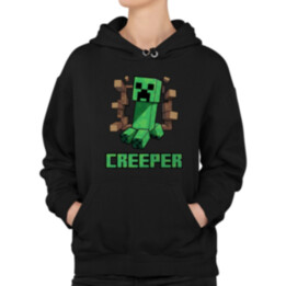 Creeper  - dámska mikina s potlačou pre fanúšikov hry Minecraft