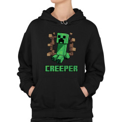 Creeper  - dámska mikina s potlačou pre fanúšikov hry Minecraft
