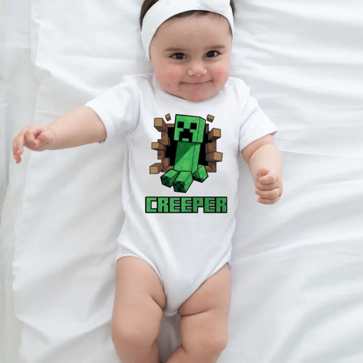 Creeper  - body s potlačou pre fanúšikov hry Minecraft