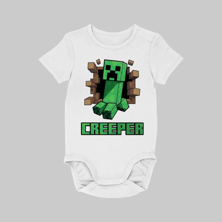 Creeper  - body s potlačou pre fanúšikov hry Minecraft