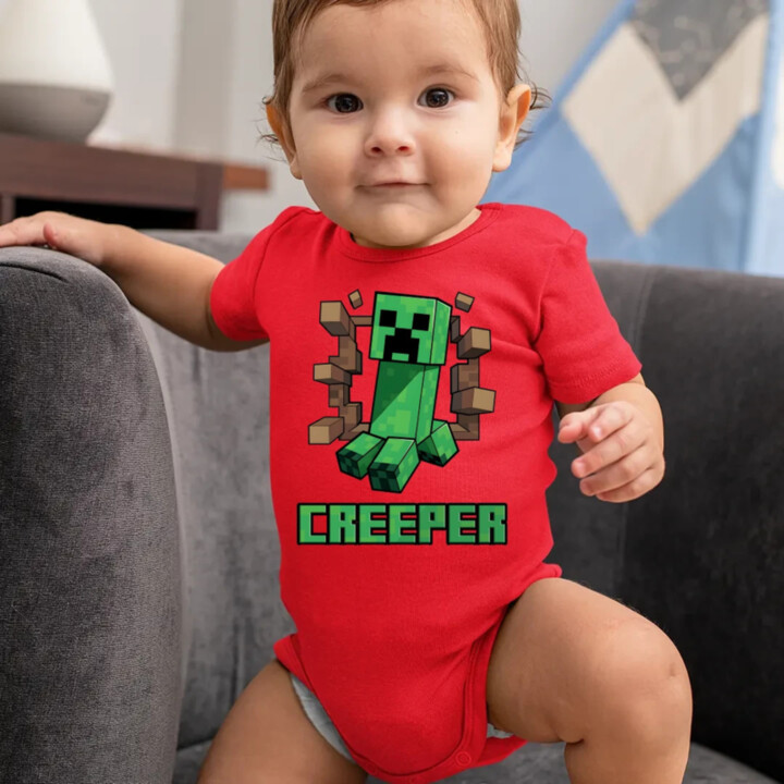 Creeper  - body s potlačou pre fanúšikov hry Minecraft