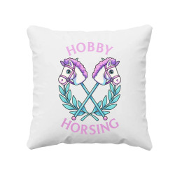 Hobby horsing - vankúš s potlačou