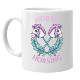Hobby horsing - keramický hrnček s potlačou