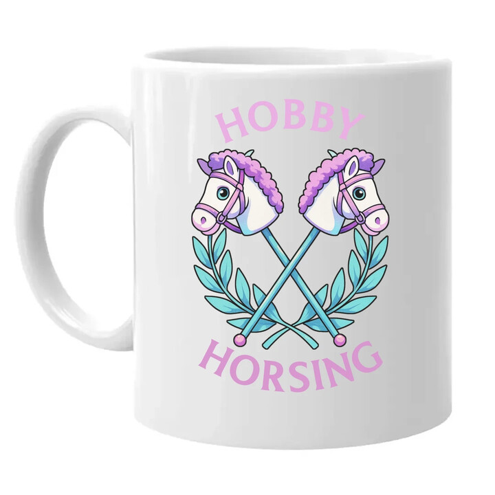 Hobby horsing - keramický hrnček s potlačou