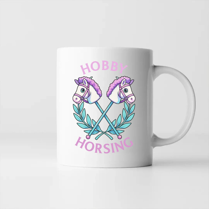 Hobby horsing - keramický hrnček s potlačou