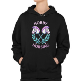 Hobby horsing  - dámska mikina s potlačou