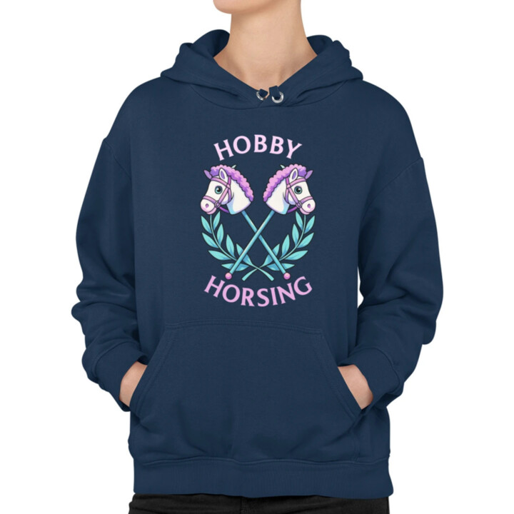 Hobby horsing  - dámska mikina s potlačou