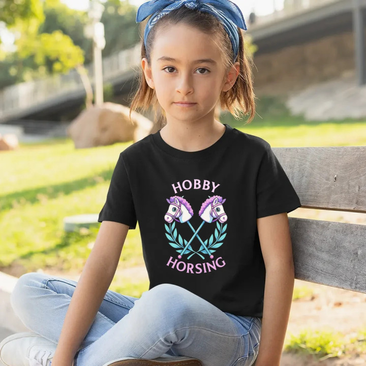 Hobby horsing - detské tričko s potlačou