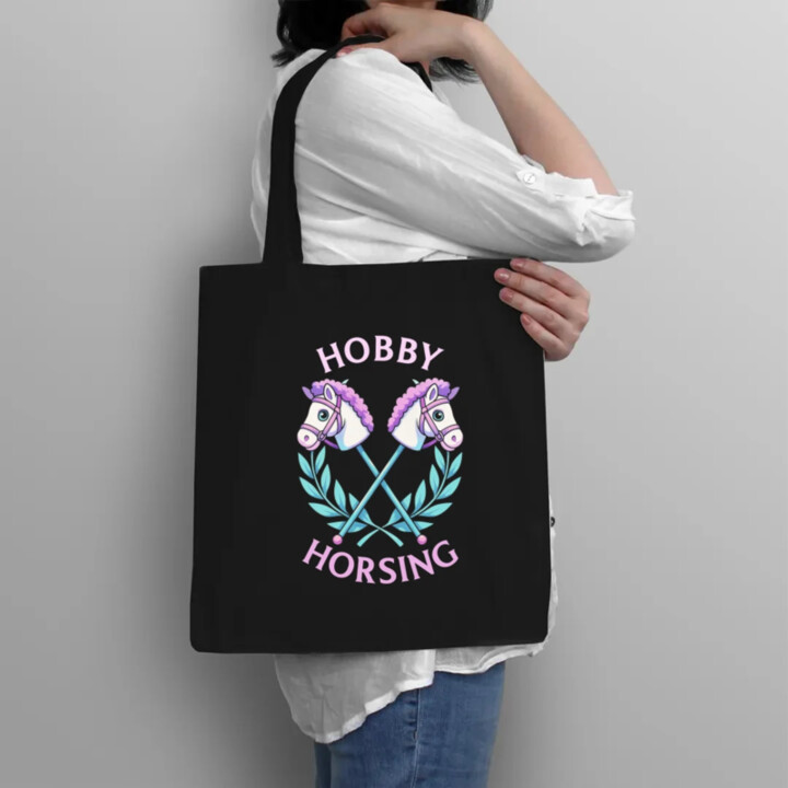 Hobby horsing - taška s potlačou