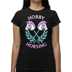 Hobby horsing - dámske tričko s potlačou