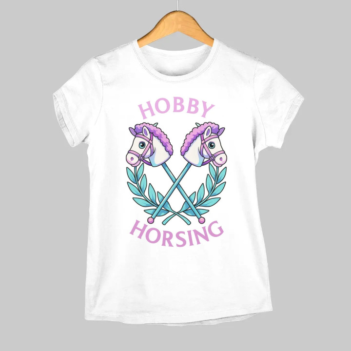 Hobby horsing - dámske tričko s potlačou