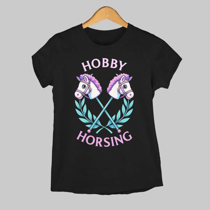 Hobby horsing - dámske tričko s potlačou