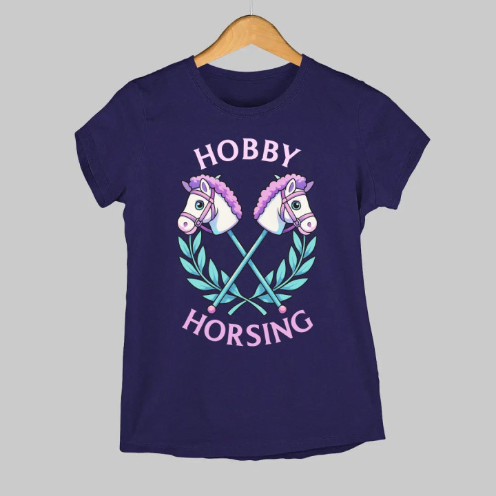 Hobby horsing - dámske tričko s potlačou