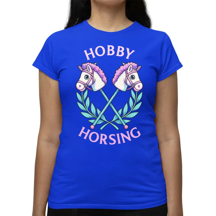 Hobby horsing - dámske tričko s potlačou