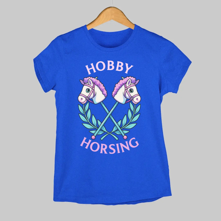 Hobby horsing - dámske tričko s potlačou