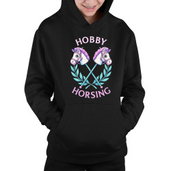 Hobby horsing - detská mikina s kapucňou