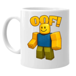 Oof - keramický hrnček s potlačou pre fanúšikov hry Roblox