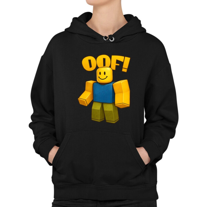 Oof  - dámska mikina s potlačou pre fanúšikov hry Roblox