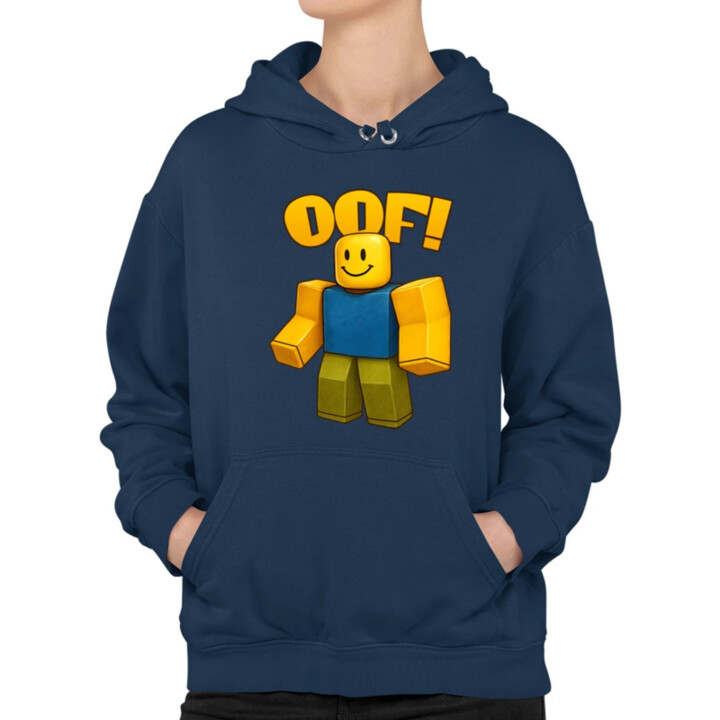 Oof  - dámska mikina s potlačou pre fanúšikov hry Roblox