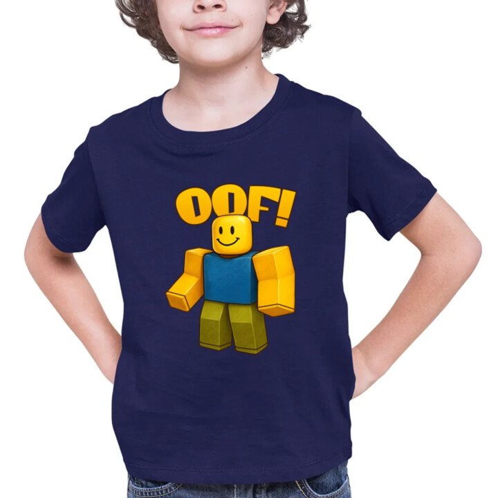 Oof - detské tričko s potlačou pre fanúšikov hry Roblox
