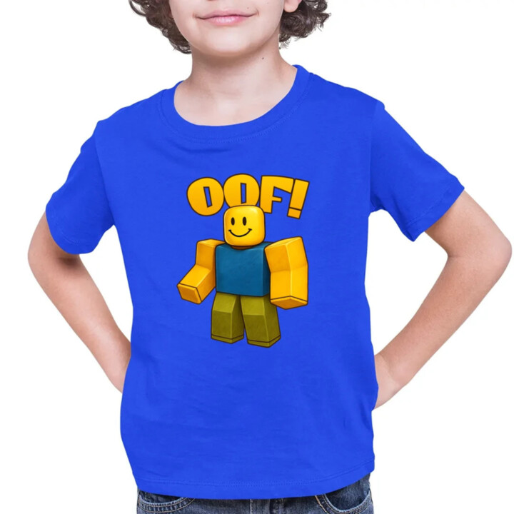 Oof - detské tričko s potlačou pre fanúšikov hry Roblox