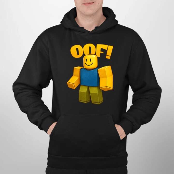 Oof  - pánska mikina s potlačou pre fanúšikov hry Roblox