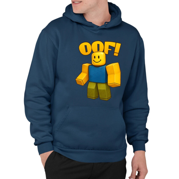 Oof  - pánska mikina s potlačou pre fanúšikov hry Roblox