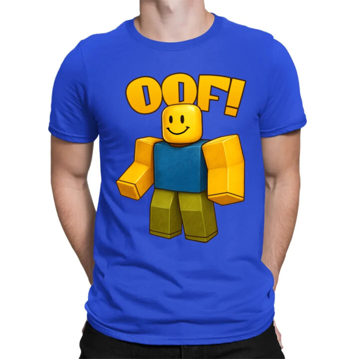 Oof - pánske tričko s potlačou pre fanúšikov hry Roblox