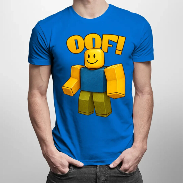 Oof - pánske tričko s potlačou pre fanúšikov hry Roblox
