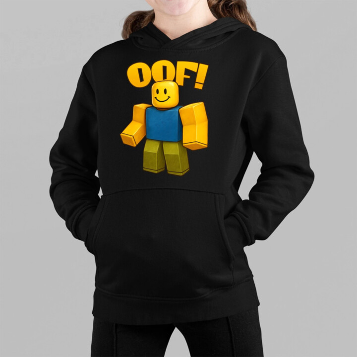 Oof - detská mikina s kapucňou pre fanúšikov hry Roblox