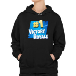 Number 1 Victory Royale  - dámska mikina s potlačou pre fanúšikov hry Fortnite