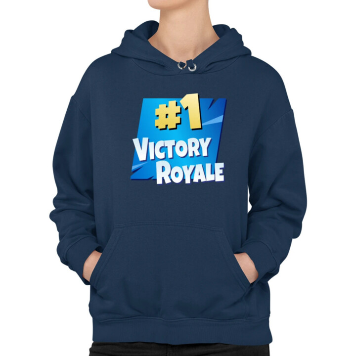 Number 1 Victory Royale  - dámska mikina s potlačou pre fanúšikov hry Fortnite