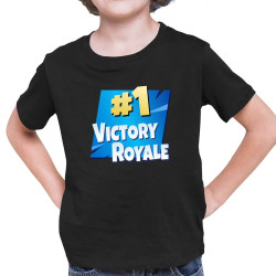 Number 1 Victory Royale - detské tričko s potlačou pre fanúšikov hry Fortnite