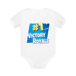 Number 1 Victory Royale  - body s potlačou pre fanúšikov hry Fortnite