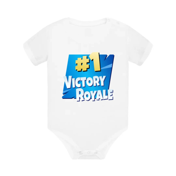 Number 1 Victory Royale  - body s potlačou pre fanúšikov hry Fortnite