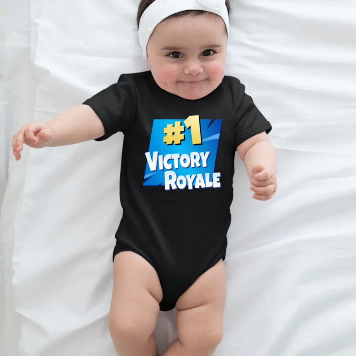 Number 1 Victory Royale  - body s potlačou pre fanúšikov hry Fortnite