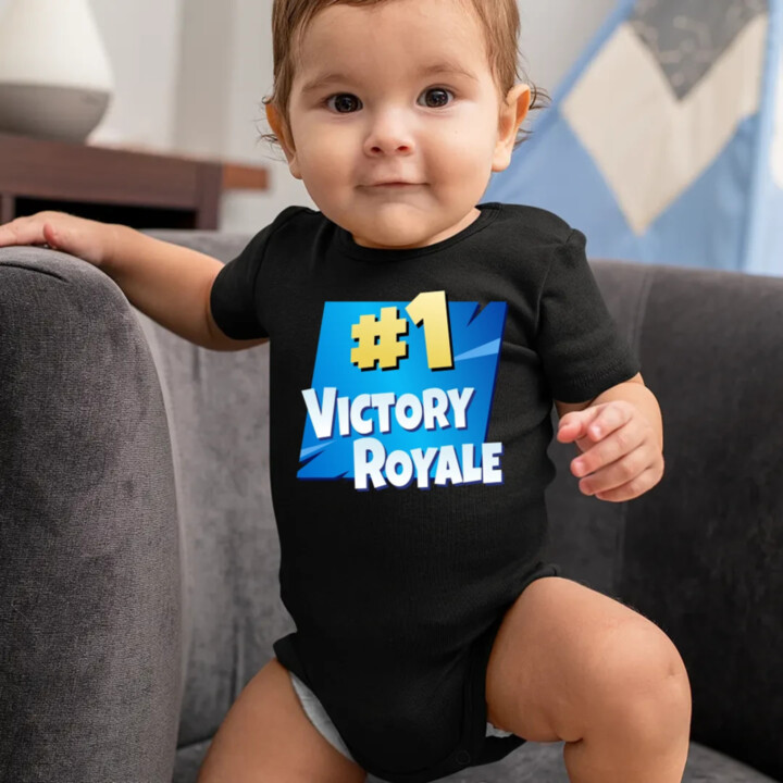 Number 1 Victory Royale  - body s potlačou pre fanúšikov hry Fortnite