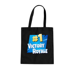 Number 1 Victory Royale - taška s potlačou pre fanúšikov hry Fortnite