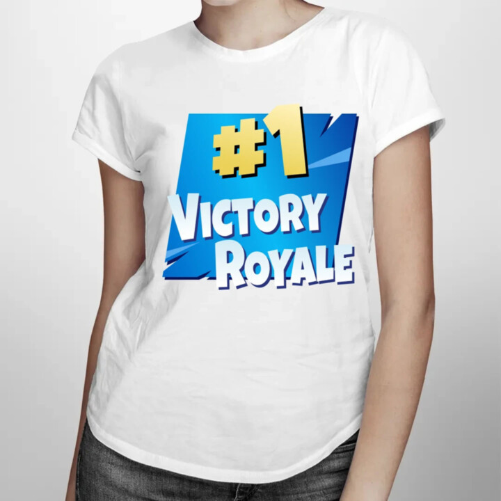Number 1 Victory Royale - dámske tričko s potlačou pre fanúšikov hry Fortnite