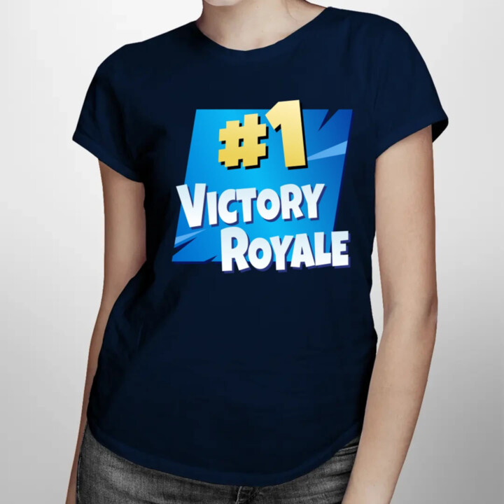 Number 1 Victory Royale - dámske tričko s potlačou pre fanúšikov hry Fortnite