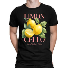 Limoncello La Dolce Vita - Citrón Lemon - pánske tričko s potlačou