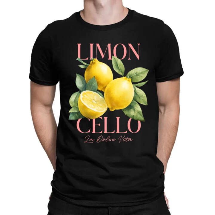 Limoncello La Dolce Vita - Citrón Lemon - pánske tričko s potlačou