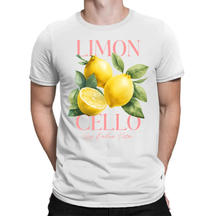 Limoncello La Dolce Vita - Citrón Lemon - pánske tričko s potlačou
